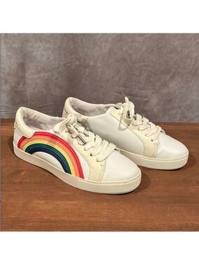 Katy Perry Rainbow the Rizzo vegan leather sneakers size 5.5